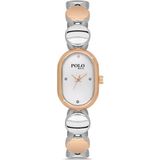 Polo Rucci 6078 Metal Bayan Kol Saati - Gümüş - Rose - Beyaz