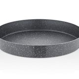 Polo Shef Gri 38 cm Granit Fırın Tepsisi