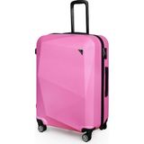 Polo Sky Elmas Pembe Büyük Boy Valiz
