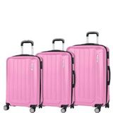 Polo Sky Spring Pembe 3'lü Valiz Seti