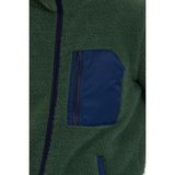 Polo State Erkek Dik Yaka Fermuarlı Peluş Ceket Açık Yeşil - 2XL
