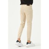 Polo State Erkek Paça Lastikli Jogger Kot Pantolon Ekru - 30 / 34