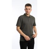 Polo State Erkek Waffle Kumaş Polo Yaka Tişört Haki - 2XL