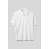 Polo Yaka Büyük Beden 2li Paket Beyaz Erkek T-Shirt - 88511 - 3XL