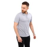 Polo Yaka Gri Kısa Kollu Süprem Iş Tişörtü - Polo Yaka T-shirt Gri-S