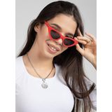 polo55.sport.1855 Kırmızı Cat Eye Kadın Güneş Gözlüğü