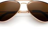 polo55.sport.1855 Tia Aviator Damla Model Metal Çerçeveli Rose_Kahve Erkek Güneş Gözlüğü