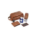 Poloair Erkek El Çantası Cüzdan Kemer Kartlık Parfüm Set Taba Renk PN-30-T