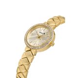 Poloair Lüx Taşlı Baklava Desen Kadın Kol Saati Gold Renk PL-1537B1x