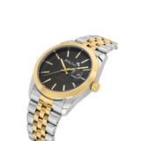 Poloair Mercek Takvimli Erkek Kol Saati Gold Gümüş Siyah Renk PL-7074E6x