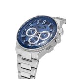 Poloair Metal Kasa Erkek Kol Saati Gümüş Lacivert Renk PL-0990E2x