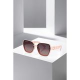 Poloair UV400 Korumalı Şık Toz Pembe Gold Detaylı Cat Eye Kadın Güneş Gözlüğü PLG-2128C4