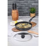 Polochef Çupra Döküm Granit Balık ve Börek Tavası Siyah 30 cm