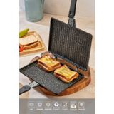 PoloChef Döküm Granit Ocak Üstü El Tost Makinası