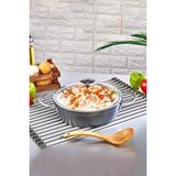 Polochef Galaksi Granit Pilav ve Karnıyarık Basık Tencere 28 cm Siyah - 18-42