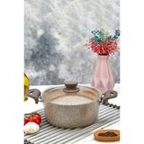 Polochef Panamera Granit Tencere 22 cm Kahverengi - 18-42