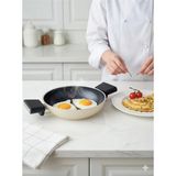 Polochef Vista Seramik Yumurta,sucuk,omlet Sahan 20 cm - Yok - Krem