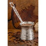 Polochef Zamak 1 Kahve Cezvesi Gümüş Renk 80 Ml. 1-2 Kişilik