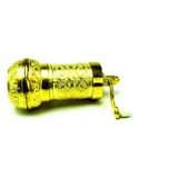 Pologift Döküm Dekoratif Kahve ve Baharat Öğütücü - Gold - Altın