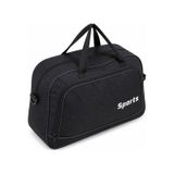 Pololiza Çok Amaçlı Unisex Spor Ve El Valizi / 60 Cm Seyehat Çantası / Asker Çantası / El Çantası Siyah