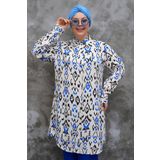 Polologin Butik Etnik Motifler Modern Tunik