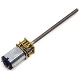 Pololu 6V 300 Rpm Mini Dc Motor Elektrikli Dişli Kutu Uzun Şaft