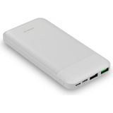 Polosmart PBS131 10000 mAh Powerbank Beyaz Çift USB Çıkışlı Taşınabilir Şarj Cihazı Hızlı Şarj
