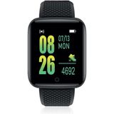 Polosmart PBS153 Titreşimli Adım Sayar Müzik Kontrol Spor Mod Bluetooth Akıllı Saat Siyah - Standart