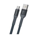 Polosmart PBS407 Micro USB Şarj ve Data Kablosu 2.4 Amper 1.2 Metre Gri