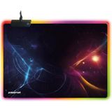 Polosmart PGM26 Rgb LED Aydınlatmalı Oyuncu Mouse Pad 11 Işık Modlu Kaydırmaz Kauçuk Taban 35X25 cm - Renkli