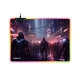 Polosmart Pgs306 Rgb Aydınlatma Kaydırmaz Taban Ergonomik Desenli Gaming Oyuncu Mouse Pad