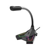 Polosmart Pgs402 Usb Kablolu Rgb Aydınlatma Masaüstü Gaming Oyuncu Mikrofon Siyah siyah