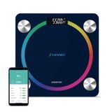 Polosmart Psc45 Pilli Bluetooth Vücut Analizli Yağ Kas Su Ölçer Hassas Akıllı Tartı Baskül Lacivert