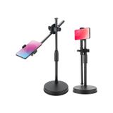 Polosmart Psm139 Masaüstü Tripod 360 Döner Telefon Tutucu Ring Light Uyumlu Siyah siyah