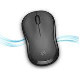 Polosmart PSWM11 Kablosuz Optik Mouse 1600 DPI Ev Ofis Kullanımı İçin Ergonomik Tasarım - Siyah