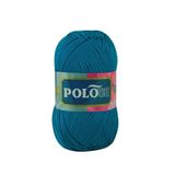 Polosu Lüks Patiklik - El Örgü Patik Ipi - Renk: 361 - Koyu Boncuk Mavi