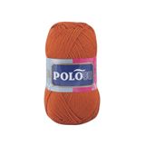 Polosu Lüks Patiklik - El Örgü Patik Ipi - Renk: 364 - Kiremit