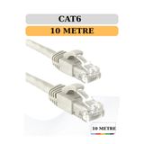 Polotech 10 Metre Cat6 Internet Data Kablosu(Ethernet Modem Rj45 Uçlu Jacklı Network Adsl)