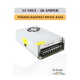Polotech 12 Volt - 20 Amper Metal Kasa Adaptör