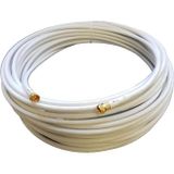 Polotech 40metre Rg6 U6 Gold F Konnektörlü Hazır Uydu Anten Kablosu Full Hd 4k