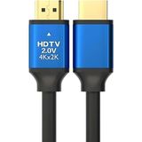 Polotech 5 Metre 4K Ultra Hd 2.0V Alüminyum Başlık Altın Uçlu Hdmi Kablo - Çok Renkli
