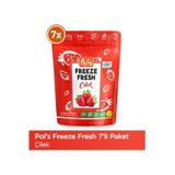 Pol's Freeze Fresh Çilek 15 G X 7 Adet Freeze Dry Dondurularak Kurutulmuş Meyve 15 G