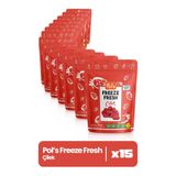 Pol's Freeze Fresh Çilek 15 G X15 Adet Freeze Dry Dondurularak Kurutulmuş Meyve