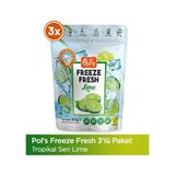 Pol's Freeze Fresh Lime 20 g x 3 Adet Freeze Dry Dondurularak Kurutulmuş Meyve - 20 gr