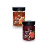 Pol's Gurme Çilek ve Kayısı Reçeli, Şeker İlavesiz, Chia Tohumlu, %65 Meyve Oranlı, 380 Gr, 2'li Paket