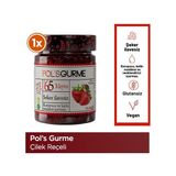 Pol's Gurme Pol'sGurme Çilek Reçeli Chia Tohumlu Şeker İlavesiz %65 Meyve Oranlı 285 gr