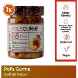 Pol's Gurme Şeftali Reçeli, Şeker İlavesiz, Chia Tohumu 285 g