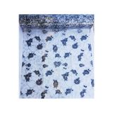 polset Desenli Şeffaf Masa Örtüsü 1.4mm Kalın Pvc Kaymaz 100 Cm X 170 Cm