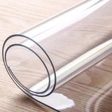 Polset Şeffaf Masa Örtüsü 1.7mm Pvc Koruyucu Kaymaz Masa Örtüsü - 80 x 140 cm