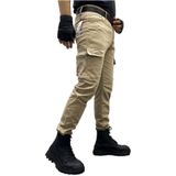 Polviton Erkek Kargo Cepli Pantolon Taktikal Slim Fit Krem 206